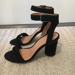 Madewell Rosalie High-Heel Sandal (suede)